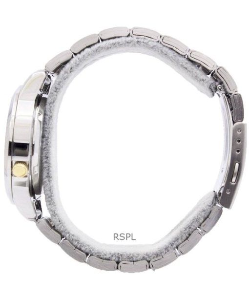 再生セイコー5 ステンレススチール ブラックダイヤル 自動巻き SNKK17J1 メンズ腕時計