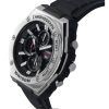 カシオ スタンダード アナログ クロノグラフ 樹脂ストラップ ブラック ダイヤル クォーツ MWA-300H-1AV 100M メンズ腕時計