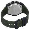 カシオ スタンダード アナログ クロノグラフ 樹脂ストラップ グリーン ダイヤル クォーツ MWA-300H-3AV 100M メンズ腕時計