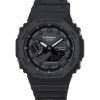 再生カシオ G-Shock スマートフォンリンク アナログ デジタル 樹脂ストラップ ブラック ダイヤル ソーラー GA-B2100-1A1 200M メンズ腕時計