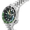 セイコー 5 スポーツ SKX GMT ステンレススチール グリーン ダイヤル 自動巻き SSK035K1 100M メンズ腕時計