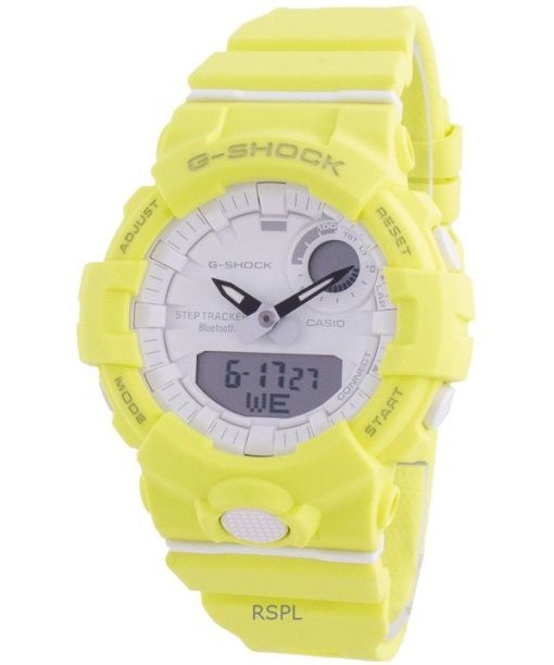 再生カシオ G-Shock アナログ デジタル 樹脂ストラップ ホワイト ダイヤル クォーツ GMA-B800-9A 200M メンズ腕時計