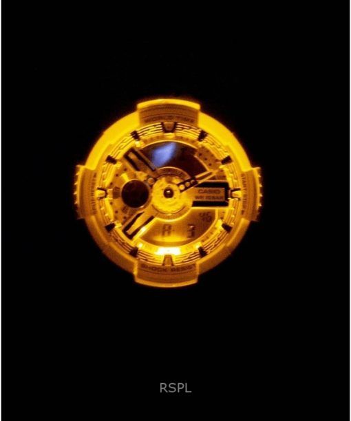 再生カシオ Baby-G アナログ デジタル 樹脂ストラップ 銅文字盤 クォーツ BA-110-7A1 100M レディース腕時計