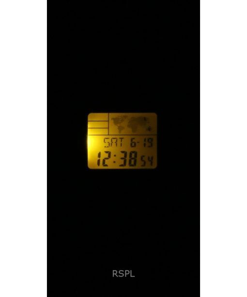 カシオ デジタル ステンレス鋼世界時間 A500WGA 1DF A500WGA 1 メンズ腕時計