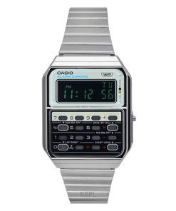 カシオ ヴィンテージ ヘリテージ カラー デジタル ステンレススチール クォーツ CA-500WE-7B ユニセックス電卓時計