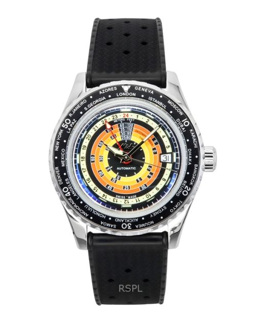 ミドー オーシャンスター デコンプレッション ワールドタイマー GMT オートマチック ダイバーズ M026.829.17.051.00 200M メンズウォッチ エクストラブレスレット付き