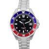 Casio Standard Analog Pepsi Bezel Stainless Steel Black Dial Quartz MDV-10D-1A3 Men's Watch