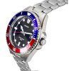 Casio Standard Analog Pepsi Bezel Stainless Steel Black Dial Quartz MDV-10D-1A3 Men's Watch