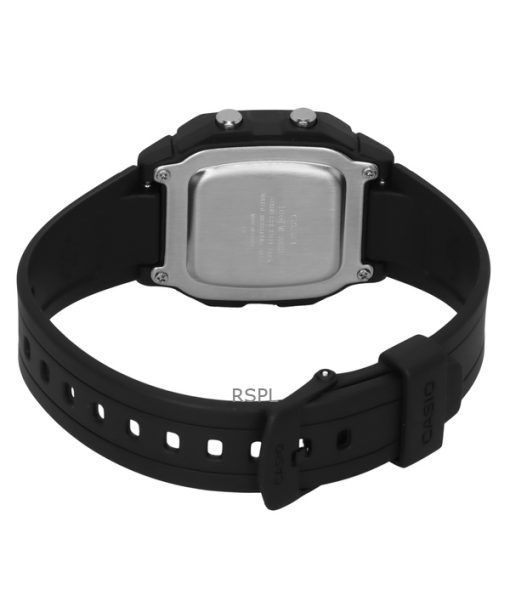 カシオ デジタル ブラック デュアル タイム 樹脂ストラップ クォーツ W-800H-1BV 100M メンズ腕時計