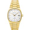 Bulova Super Seville Gold Tone Stainless Steel White Dial Quartz 97B223 Men's Watch