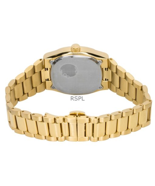 Bulova Super Seville Gold Tone Stainless Steel White Dial Quartz 97B223 Men's Watch