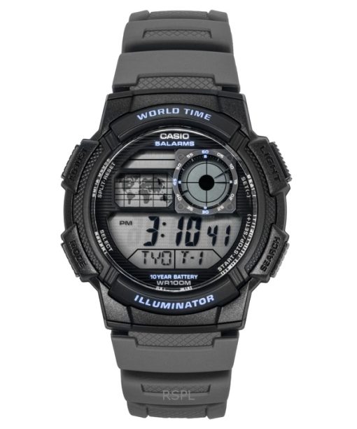 Casio Standard Digital Resin Strap Quartz AE-1000W-8AV 100M Men's Watch
