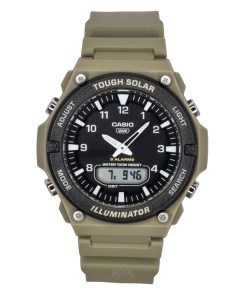 Casio Standard Analog Digital Resin Strap Black Dial Solar AQ-S820W-5AV 100M Men's Watch