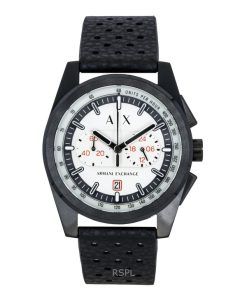 Armani Exchange Chronograph Rubber Strap Grey Dial Quartz AX2865 Men's Watch
