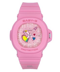 Casio Baby-G Analog Playful Hearts Series Pink Dial Quartz BGA-10-4A 100M Women's Watch