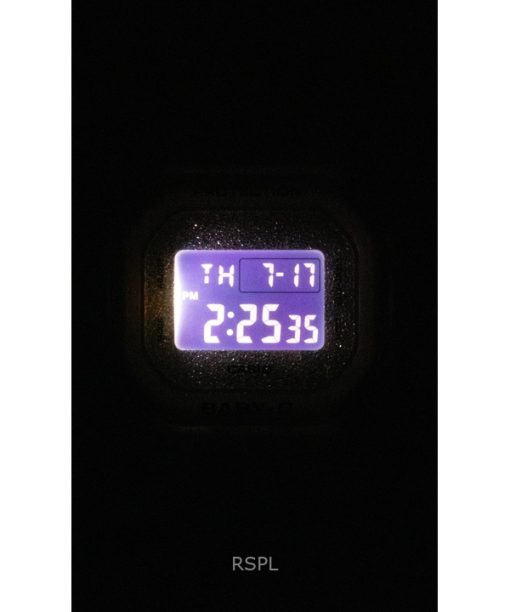 Casio Baby-G Digital Transparent Resin Strap Quartz BGD-565GC-7 100M Women's Watch