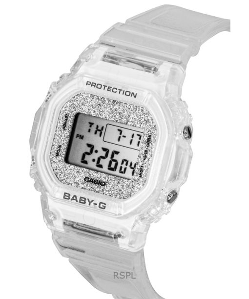 Casio Baby-G Digital Transparent Resin Strap Quartz BGD-565GC-7 100M Women's Watch