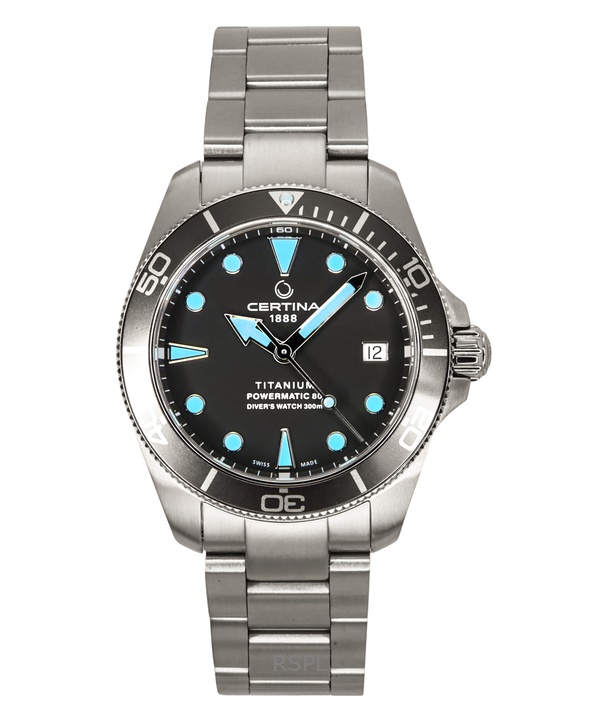 Certina DS Action Diver Titanium Grey Dial Automatic Diver's C032.807.44.081.00 300M Unisex Watch