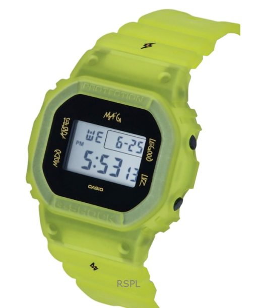 Casio G-Shock Digital J Balvin Resin Strap Quartz DWE-5600JB-1A9 200M Men's Watch