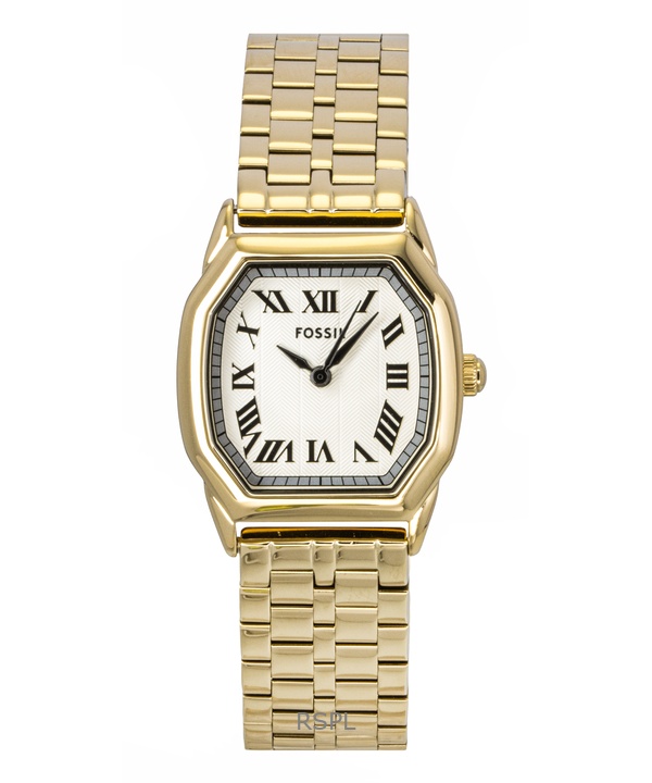 Fossil Harlow Gold Tone Stainless Steel Cream Dial Quartz ES5361 Women's Watch