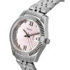Fossil Scarlette Stainless Steel Pink Sunray Dial Quartz ES5403 Women's Watch