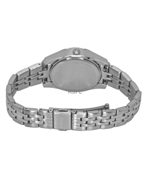 Fossil Scarlette Stainless Steel Pink Sunray Dial Quartz ES5403 Women's Watch