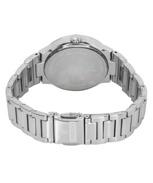 Festina Boyfriend Stainless Steel Multifunction Ice Blue Dial Quartz F16716-4 Women's Watch