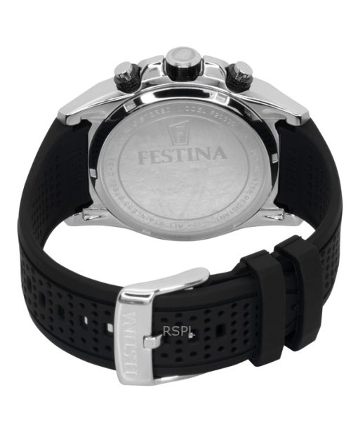 Festina The Originals Chronograph Rubber Strap Green Dial Quartz F20330-B 100M Men's Watch
