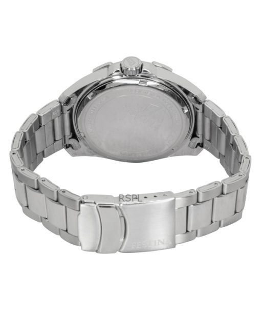 Festina Stainless Steel Multifunction Black Dial Quartz F20623-4 100M Men's Watch