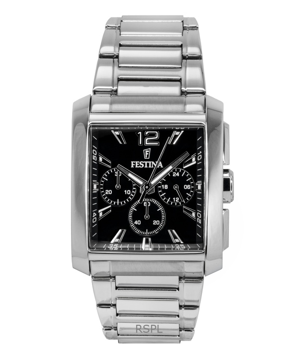 Festina Chronograph Stainless Steel Black Dial Quartz F20635-4 Men's Watch