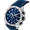 Festina Timeless Chronograph Leather Strap Blue Dial Quartz F20692-2 100M Men's Watch