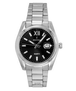 Festina Classic Stainless Steel Black Dial Quartz F20707-6 Men's Watch