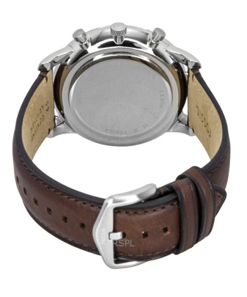 Fossil Neutra Chronograph Leather Strap Blue Sunray Dial Quartz FS6109 Men's Watch