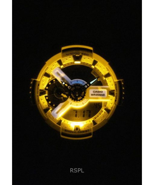 Casio G-Shock Analog Digital Resin Strap White Dial Quartz GA-110HDS-7A 200M Men's Watch