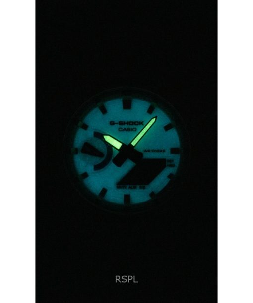 Casio G-Shock Analog Digital Resin Strap White Dial Quartz GA-2100HDS-7A 200M Men's Watch