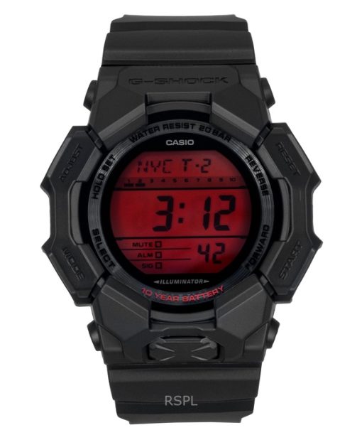 Casio G-Shock Digital Resin Strap Quartz GD-010BBR-1 200M Men's Watch