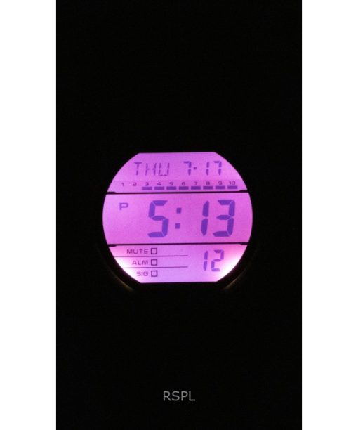 Casio G-Shock Digital Resin Strap Quartz GD-010BBR-1 200M Men's Watch