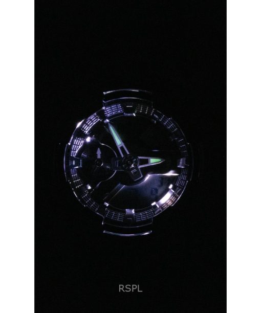 Casio G-Shock Analog Digital Stainless Steel Grey Dial Quartz GM-110D-8A 200M Men's Watch