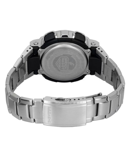 Casio G-Shock Analog Digital Stainless Steel Grey Dial Quartz GM-110D-8A 200M Men's Watch
