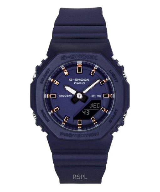 Casio G-Shock Analog Digital Resin Strap Blue Dial Quartz GMA-P2100M-2A 200M Women's Watch