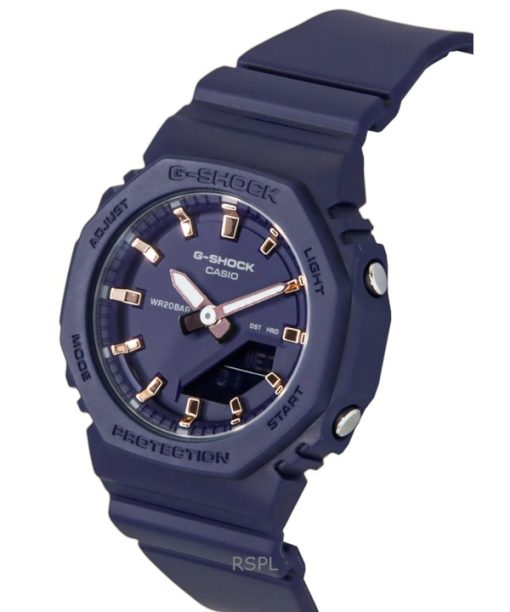 Casio G-Shock Analog Digital Resin Strap Blue Dial Quartz GMA-P2100M-2A 200M Women's Watch