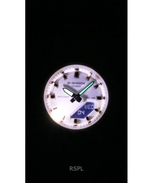 Casio G-Shock Analog Digital Bio-Based Resin Strap White Dial Quartz GMA-P2100M-7A 200M Women's Watch