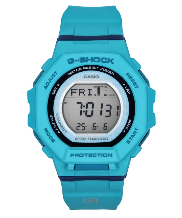 Casio G-Shock G-Squad Digital Smartphone Link Bio-Based Resin Strap Quartz GMD-B300SC-2 200M Women's Watch