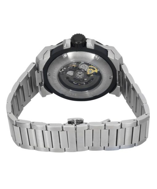 Ingersoll The Anvil Stainless Steel Black Skeleton Dial Automatic I16601 Men's Watch