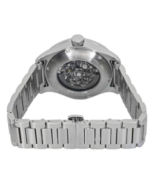 Ingersoll The Bronc Stainless Steel Black Skeleton Dial Automatic I16701 Men's Watch