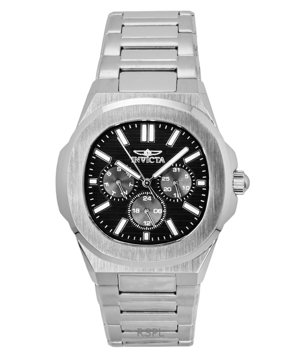 Invicta Speedway Stainless Steel Black Dial Quartz 48325 Men's Watch