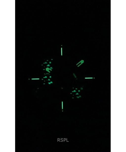 Fossil Minecraft Deepslate Chronograph Limited Edition Silicone Strap Black Dial Quartz LE1205 Men's Watch