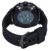 Fossil Minecraft Deepslate Chronograph Limited Edition Silicone Strap Black Dial Quartz LE1205 Men's Watch