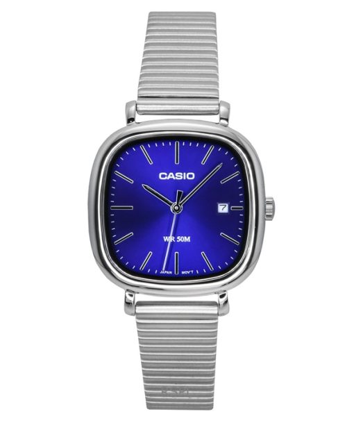 Casio Standard Analog Stainless Steel Blue Dial Quartz LTP-B166D-2AV Women's Watch