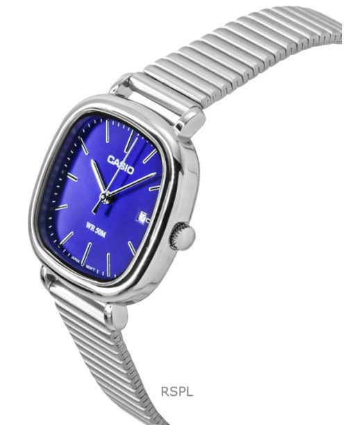Casio Standard Analog Stainless Steel Blue Dial Quartz LTP-B166D-2AV Women's Watch